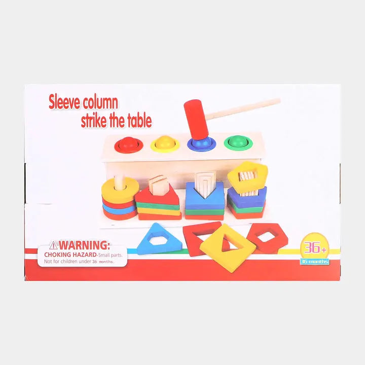 Wooden Pounding Table - Hammer Play