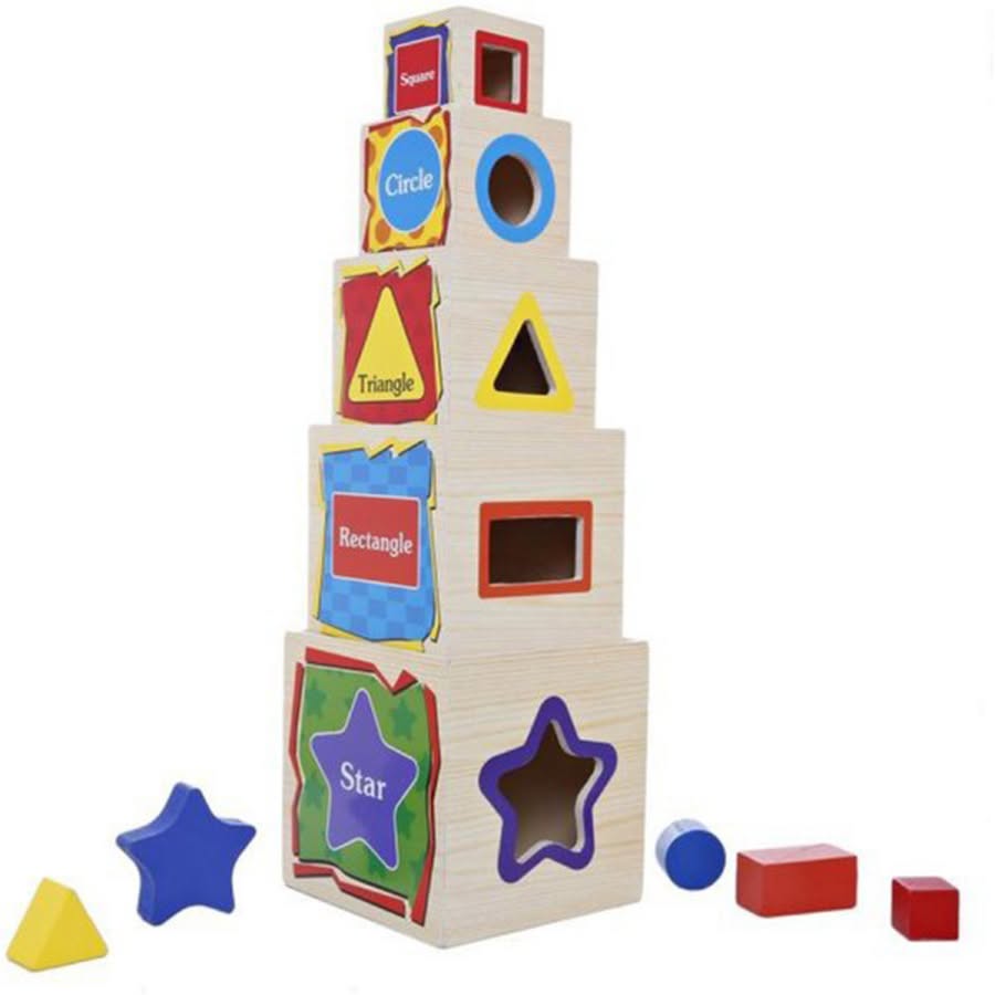 Wooden Shape Sorter - Full Set