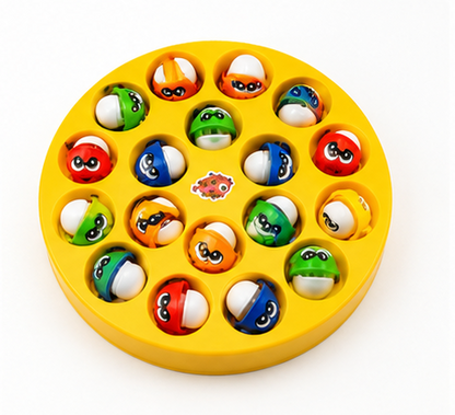 Fishing Game for Kids – Rotating Magnetic Fish Catching Board Game 15 Fish