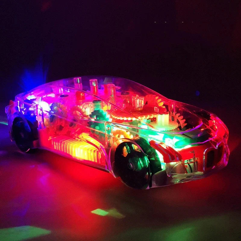 LED Light & Music Racing Gear Car