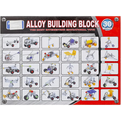 Metal Construction Kit 242 Pcs – 30 Models