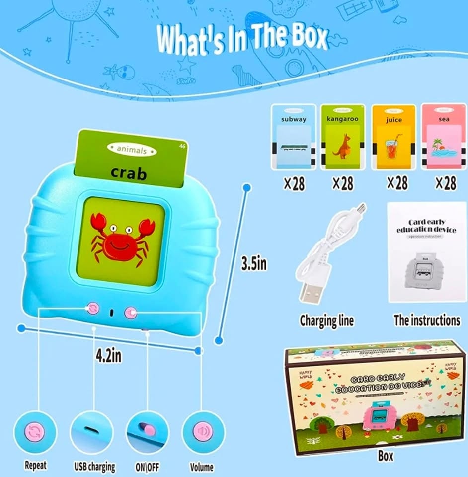 Talking Flash Cards - Kids Audio Learning