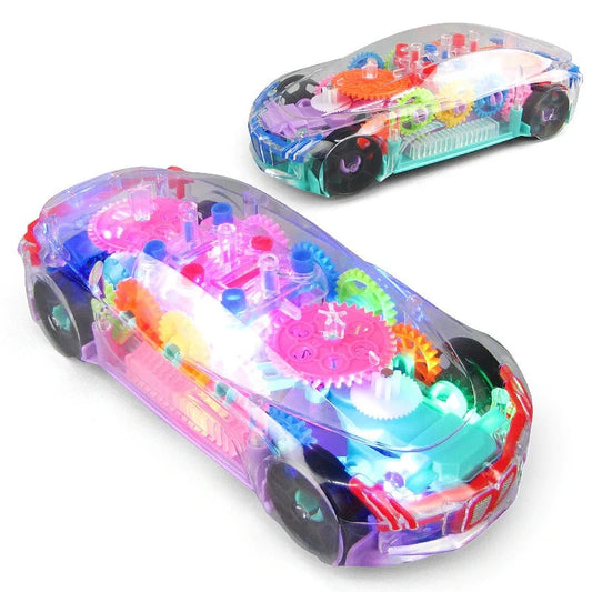 LED Light & Music Racing Gear Car