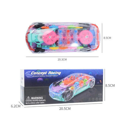 LED Light & Music Racing Gear Car