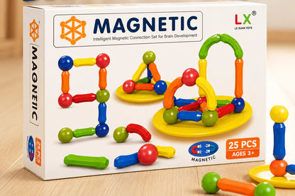 Magnetic Building Sticks – STEM Toy for Kids
