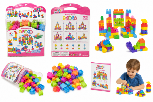 Building Playset 72 Pcs