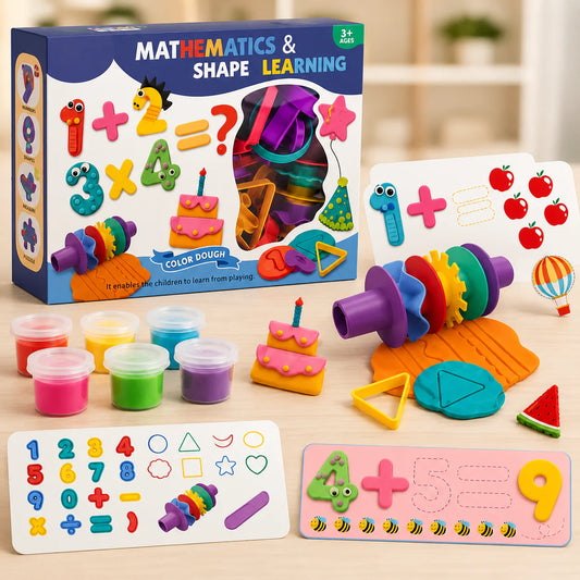 Mathematics & Shape Learning Dough Set - Tiny Tinker Toys