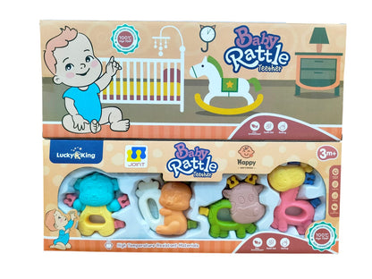 Baby Rattle Teethers - Colors Detail