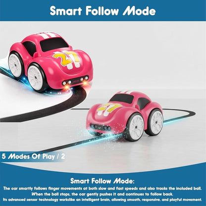 Magic Induction RC Car - Smart Follow Mode on Track