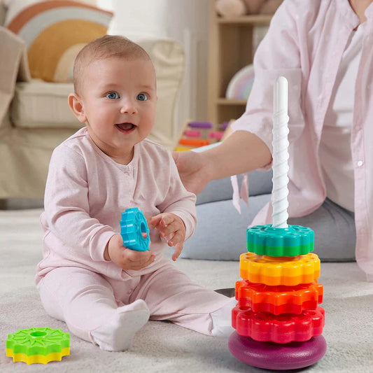 Rainbow Spin Tower - Play View