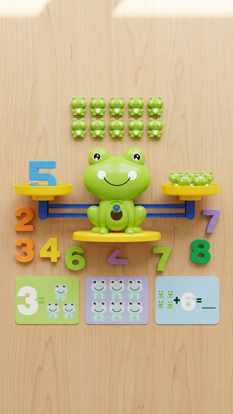 Frog balance educational toy for kids