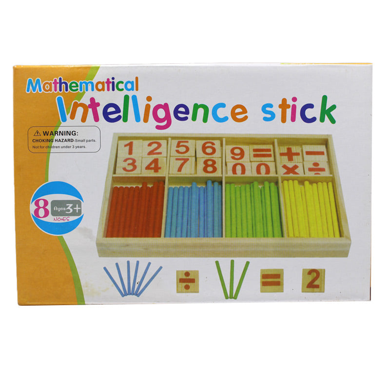 Wooden Intelligence Counting Sticks Math Set - Tiny Tinker Toys