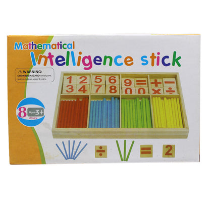 Wooden Intelligence Counting Sticks Math Set - Tiny Tinker Toys