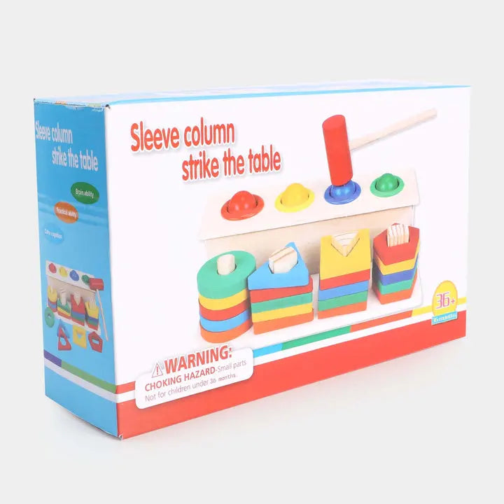 Wooden Sleeve Column - Stacking Detail