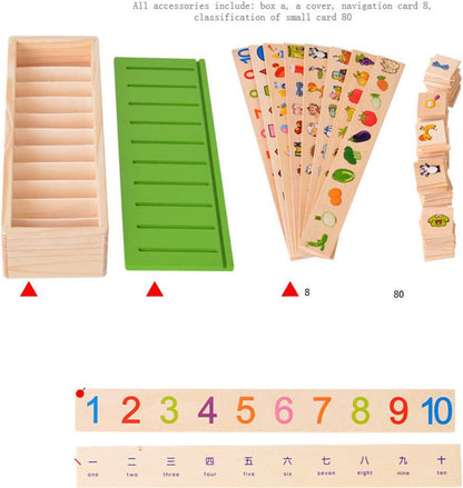 Classification Box - Contents and Number Cards