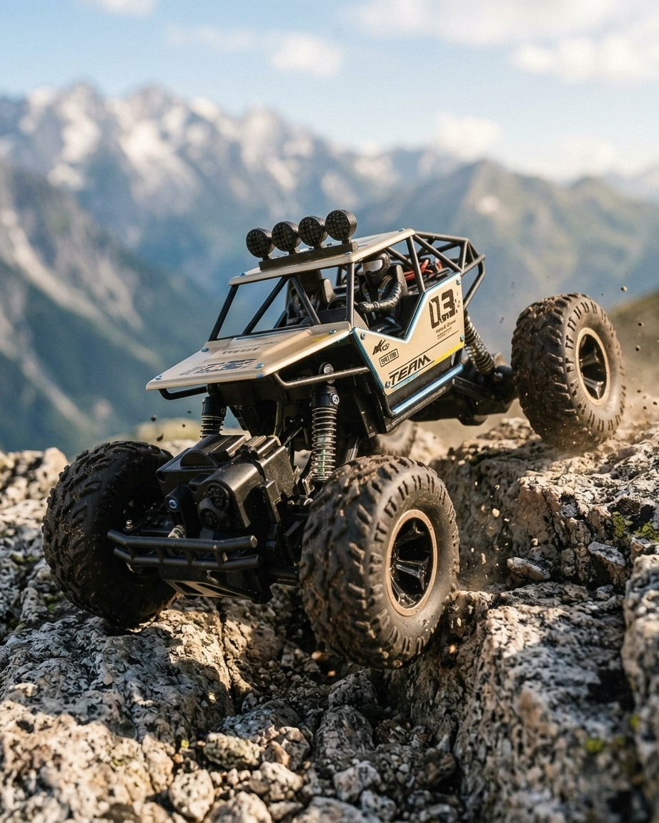 RC crawler truck off-road terrain toy