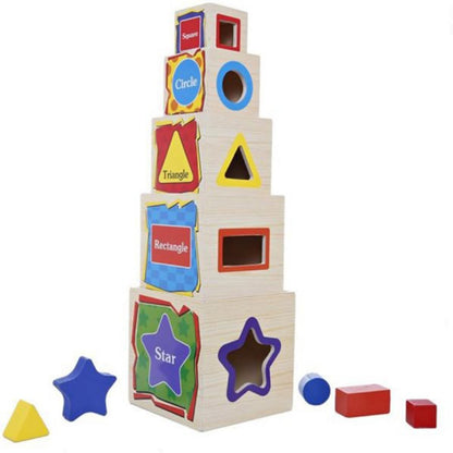 Wooden Shape Sorter - Full Set