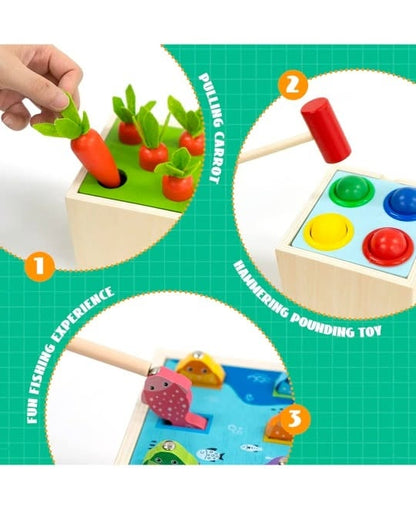 Wooden Activity Cube - Full Set