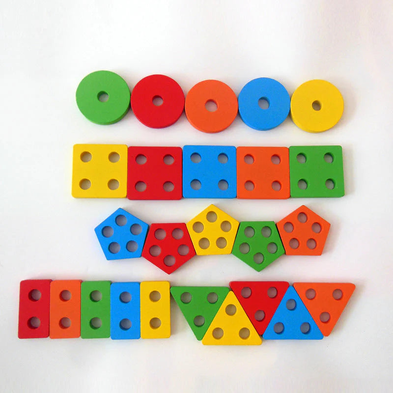 Geometric Shape Sorter - Blocks Detail