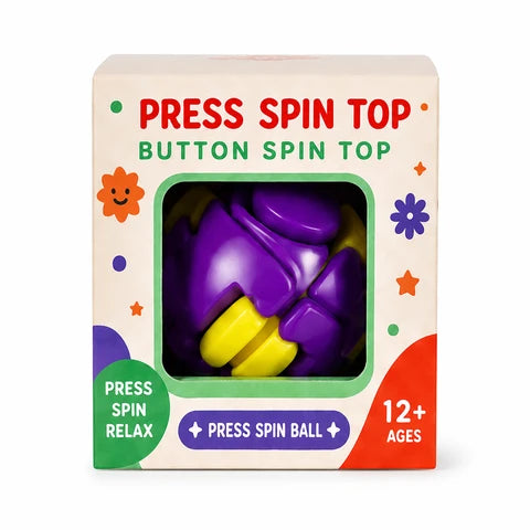 Press spin fidget toy for kids