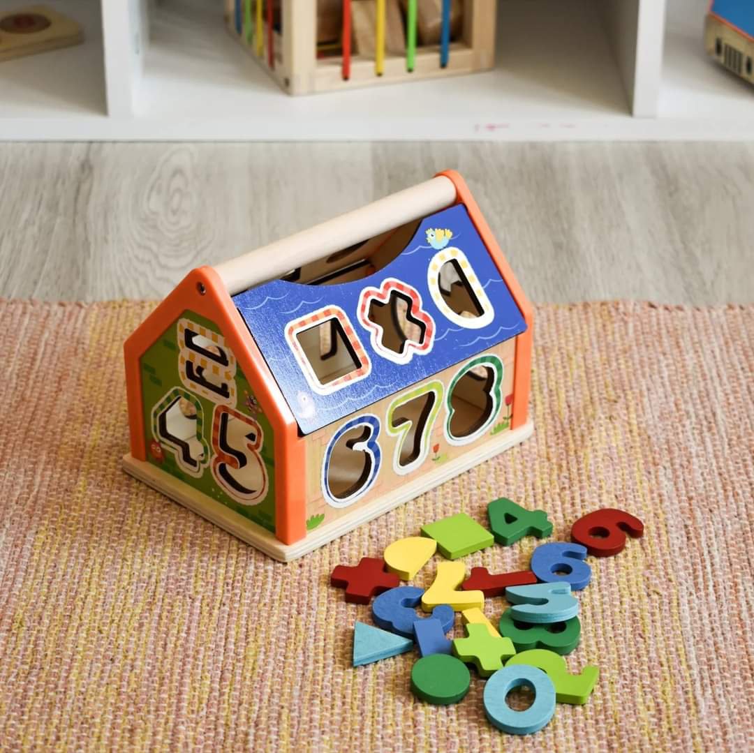 Wooden Smart House - Shape Cutouts Detail