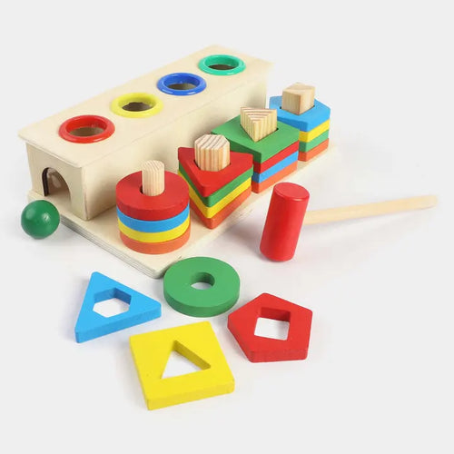 Sleeve Column Toy - Rings Detail