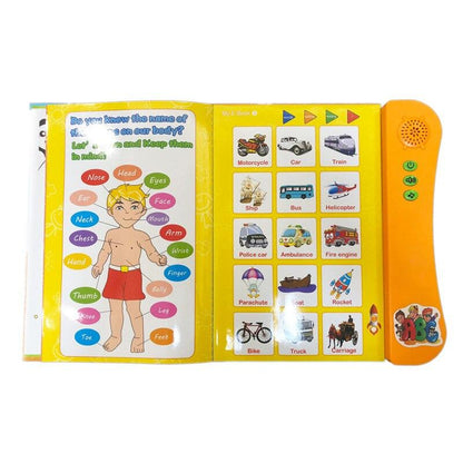 Electronic Study Book / Intelligence Book – Talking English Learning Book for Kids