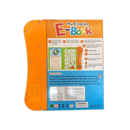 Electronic Study Book / Intelligence Book – Talking English Learning Book for Kids